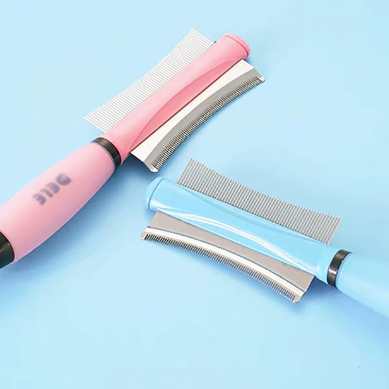 Dog Grooming and Care Pet Cat Comb Removes Hairs Cat and Dogs Supplies Accessories Products Stainless Steel Comb Dog Hairbush